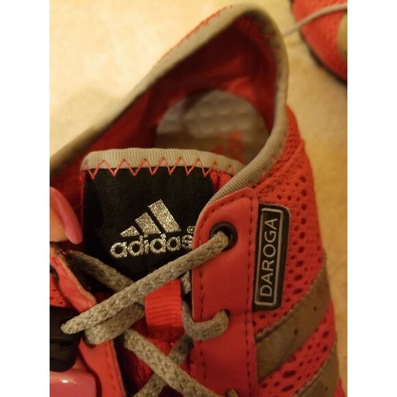 Adidas Daroga Mesh Running Shoes Mens 7.5 Red Lace Up Low Top Sneaker EVN 791001 - Picture 7 of 13
